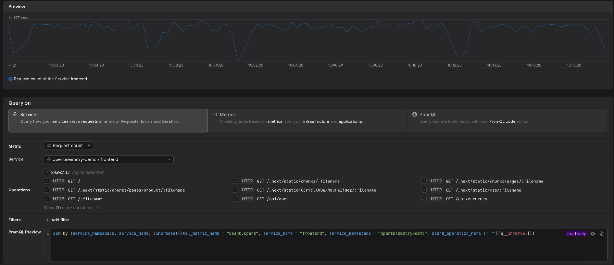 Easy-to-use query builder.