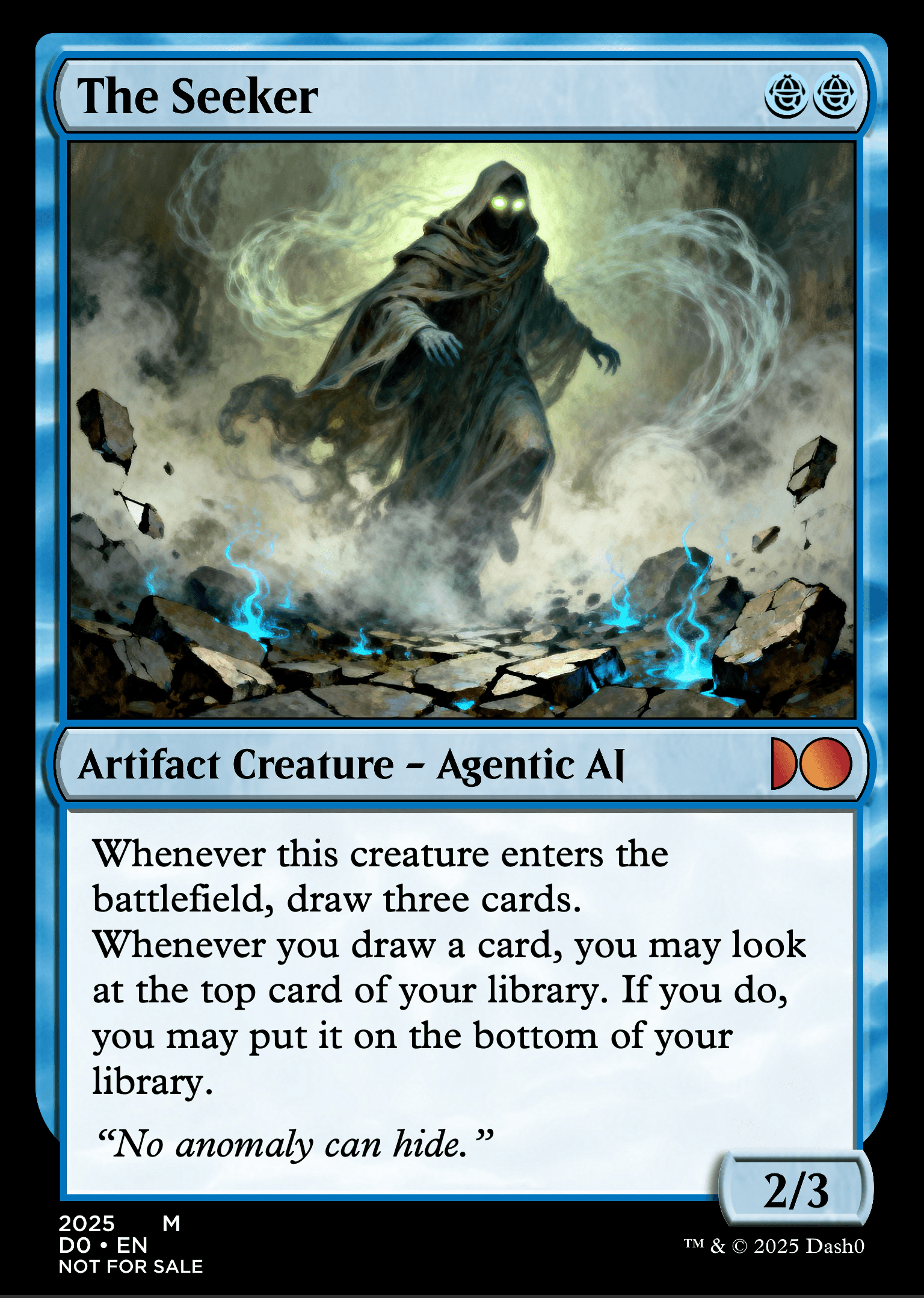 When two passions collide: The making of the Agent0 Magic the Gathering cards