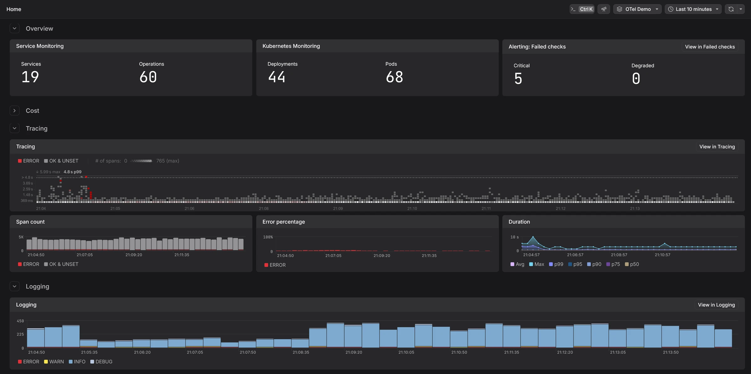 Dash0 Homepage