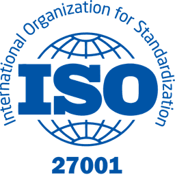ISO 27001 certification badge